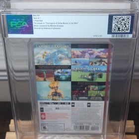 Zelda Tears of the Kingdom Nintendo Switch PSA 9.8 A++ 1st Print CGC VGA WATA