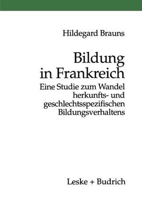 Bildung in Frankreich Brauns, Hildegard:
