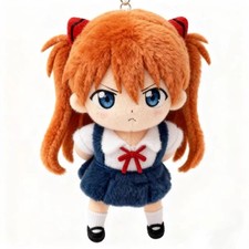 EVA New Century Evangelion Asuka Langley Soryu Pendant Cotton Doll Limited Editi