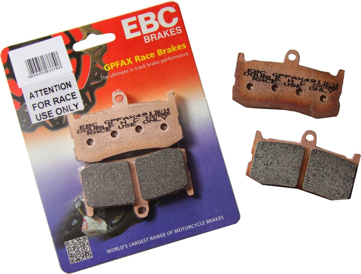 07-'12 for Kawasaki ZX600 Ninja ZX-6R EBC Gpfax Brake Pads
