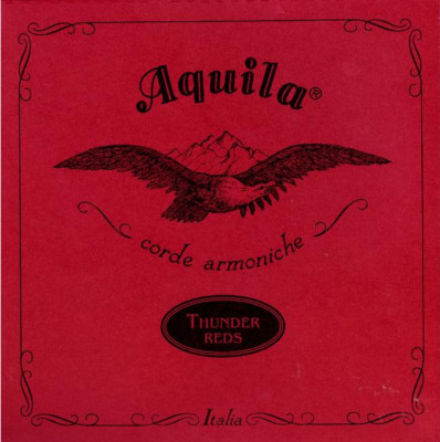 AQUILA 91U Thunder Reds Bass Ukulele E-A-D-G