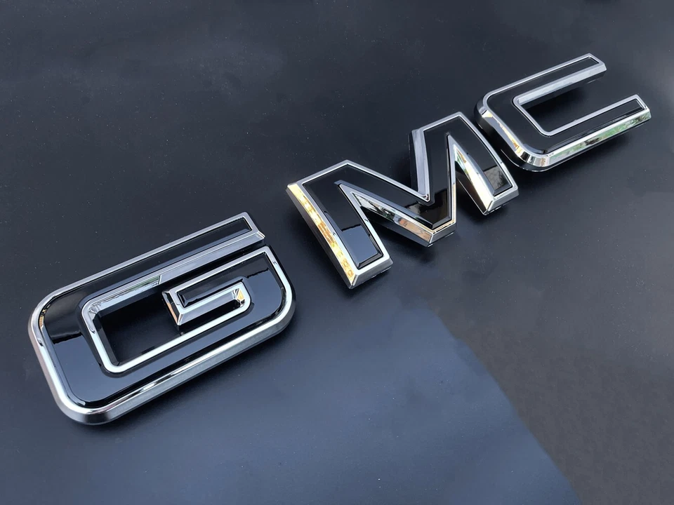 NEW Front & Rear Emblem Chrome kit For 2019 - 2026 GMC Sierra 1500 2500HD 3500HD - Image 4 of 4