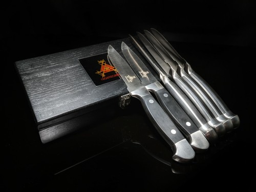 Steakmesser Edelstahl 6er Set Neu im Karton - Bild 8 von 12