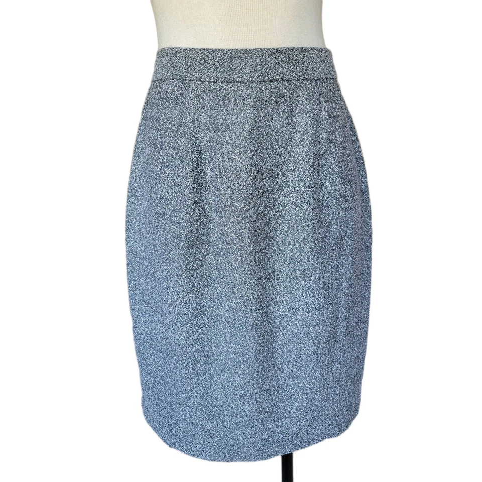 Chaqueta blazer y falda larga con botones Dani Max talla 8 para mujer negra blanca Slv Foto 3 de 4