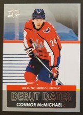 2021-22 Upper Deck S1 #DD-11 Conner McMichael CAPITALS Debut Dates Insert NM/MT