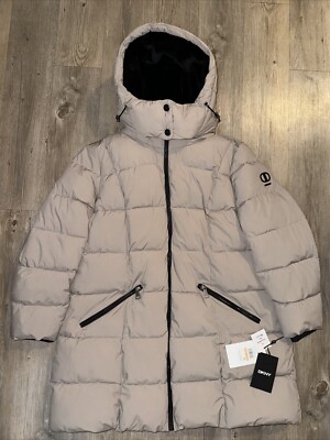 DKNY Women's Size 2XL Parka Jacket Hooded Long winter Coat Women's MSRP  $350