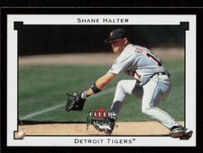 Shane Halter 2002 Fleer Premium #168 Detroit Tigers Baseball Card