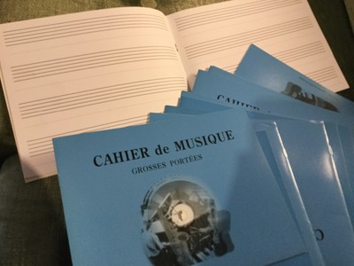 Petit Repertoire Cahier De Musique Et Chant Carnet De Musique Petit