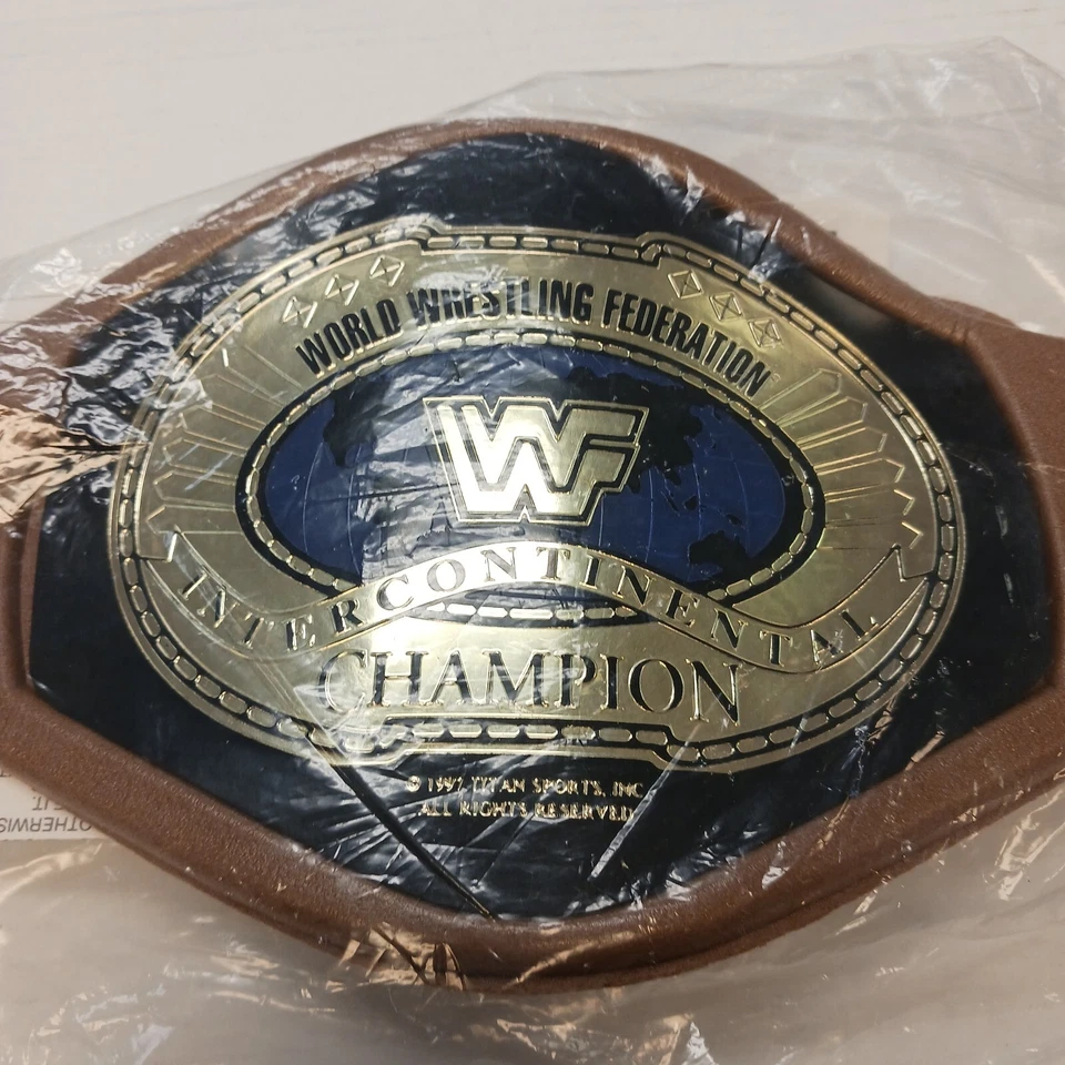 Cinturón de espuma intercontinental vintage WWF 1997 lucha libre WWF Foto 2 de 4