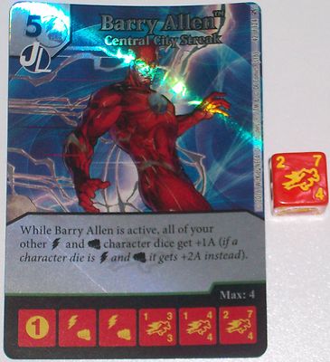 Foil BARRY ALLEN: CENTRAL CITY STREAK 42 Green Arrow and The Flash Dice Masters