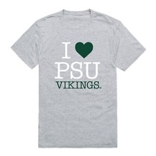 Portland State University Vikings PSU NCAA Cotton I Love Tee T Shirt  