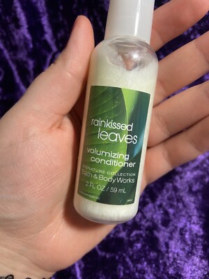Bath & Body Works Rainkissed Leaves Vintage 2000s Packaging