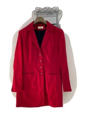 Kaliko Womens Christmas Red Longline Occasionwear Jacket - Size 12 - Worn Once