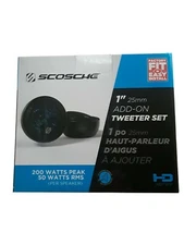 Scosche HDTW1F 1" Tweeter 200 Watts Max 50 RMS