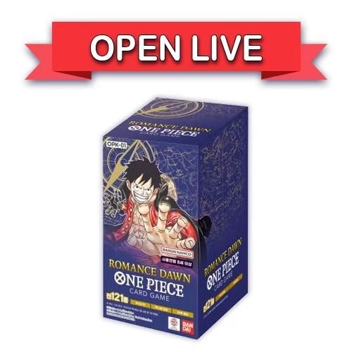 Open Live One Piece TCG OP-01 Booster Box Korean Sealed