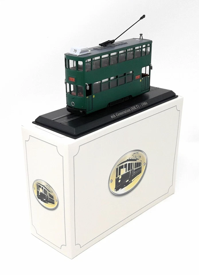Atlas 1/87 H0 Trolley Car Hong Kong Tram 6th Generation 1986 Stand model plastic - Image 4 of 4