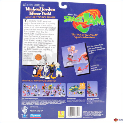 Space Jam Michael Jordan and Elmer Fudd Flight School Flinger 1996