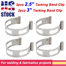 4PCS Exhaust Pipe Tacking Band for welding/fabrication 2 SIZES 2.5" & 3.0" , US