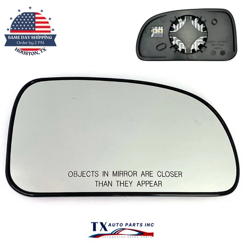 Passenger Side Mirror Glass for 2002-2009 Chevy TRAILBLAZER BK RAINIER GMC ENVOY