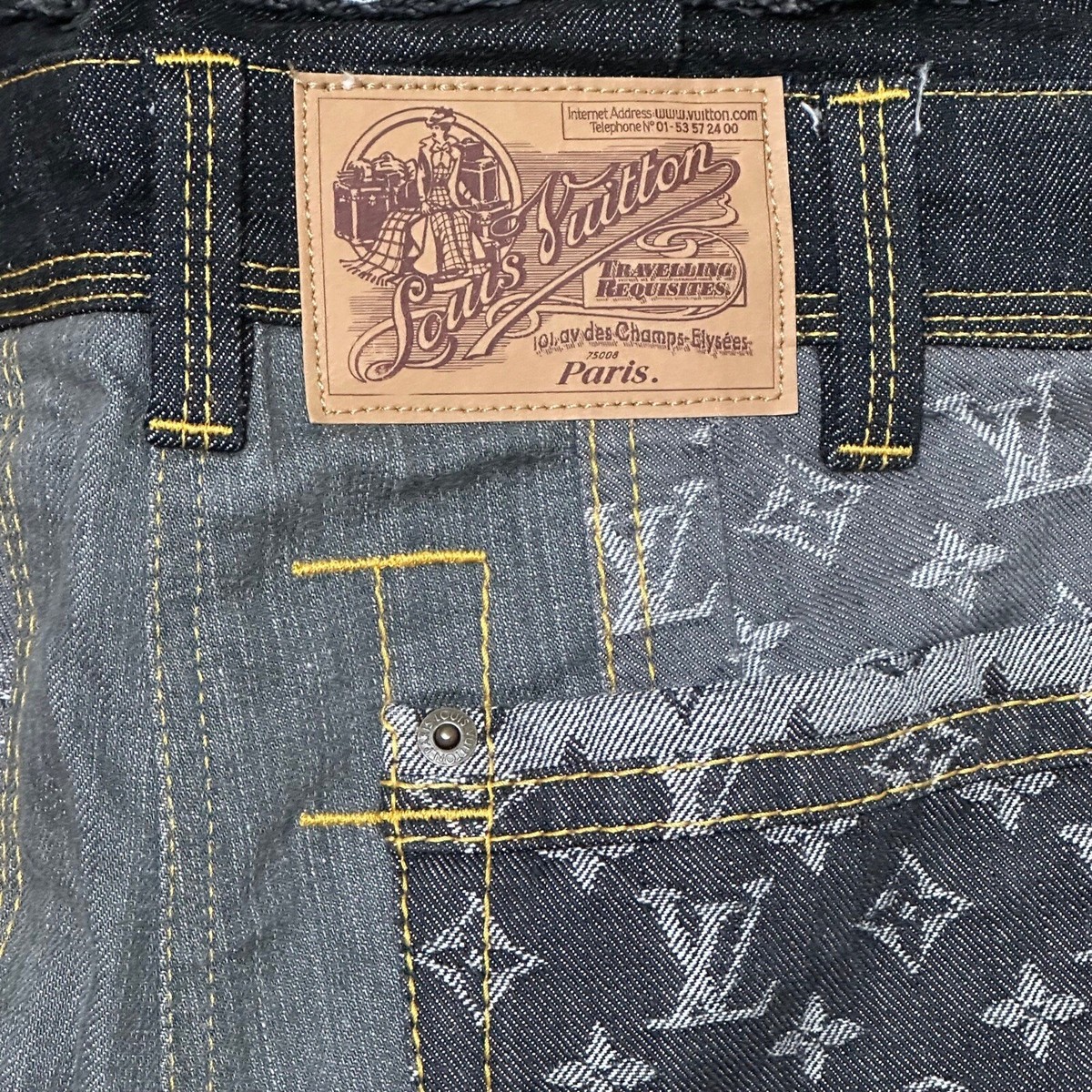 LOUIS VUITTON Spring Summer 2007 Monogram Patchwork Denim