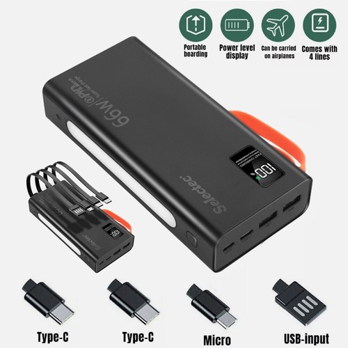 20000mAh Power Bank Fast charger Pack External Battery For Mobile Phone Portable - Picture 8 of 19