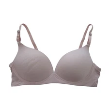 VANITY FAIR Sheer Quartz Ego Boost Wireless Pushup Convertible Bra Sz 38B
