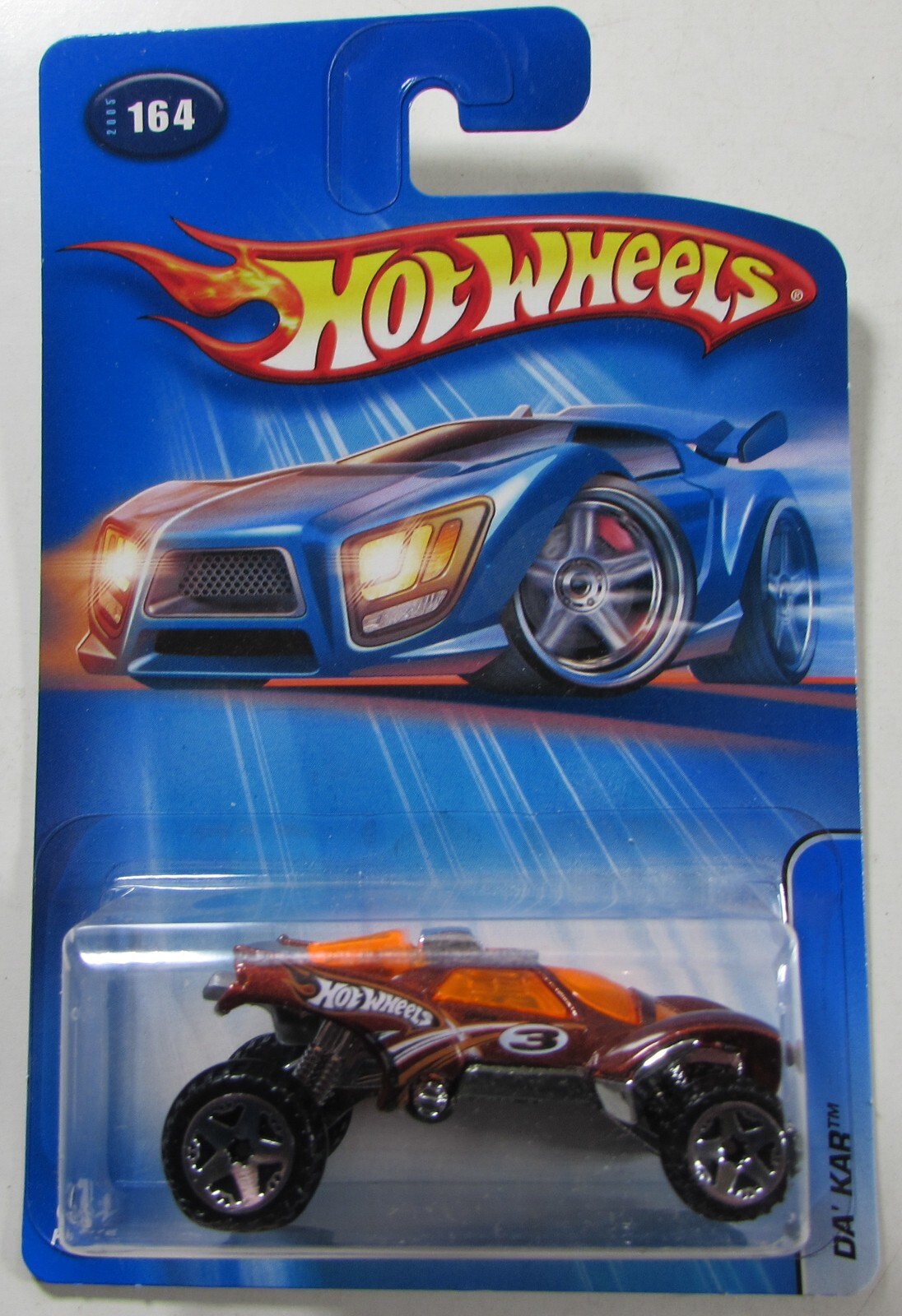 Hot Wheels 2005 #164 Da' Kar Orange Die-cast Car Mattel