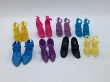 8 Pairs of Barbie and/or Clone Doll Replacement Doll High Heel Shoes Unbranded