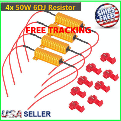 3157 LED Load Equalizer 50W 6Ohm Resistor Front Turn Signal Hyper Flash... 3157 LED Load Equalizer 50W 6Ohm Resistor Front Turn Signal Hyper Flash...