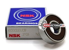NSK 6000 DDU DEEP GROOVE BALL BEARING, RUBBER SEALED 10x26x8mm 6000-2RS