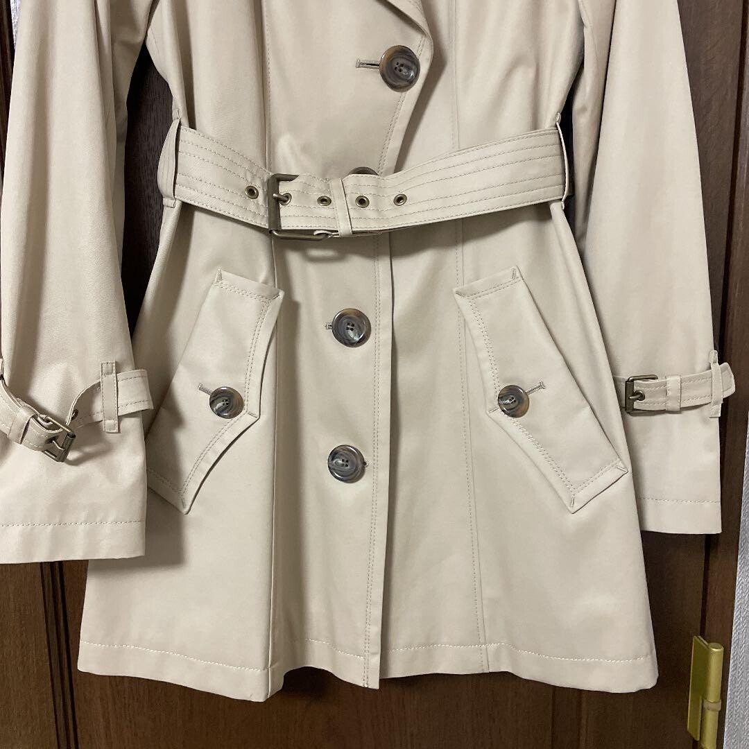 BURBERRY BLUE LABEL Woman's trench coat Beige Asian fit S 36