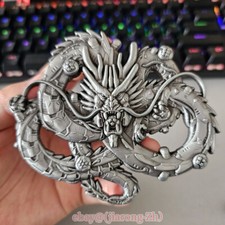 Anime Shenron Silver oversized Metal Pin Badge Collectible Limited