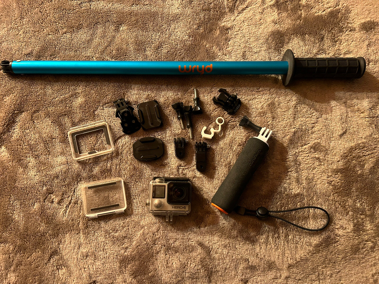 GoPro HERO4 Silver Edition Action Camera with Mounts and Accessories  -image