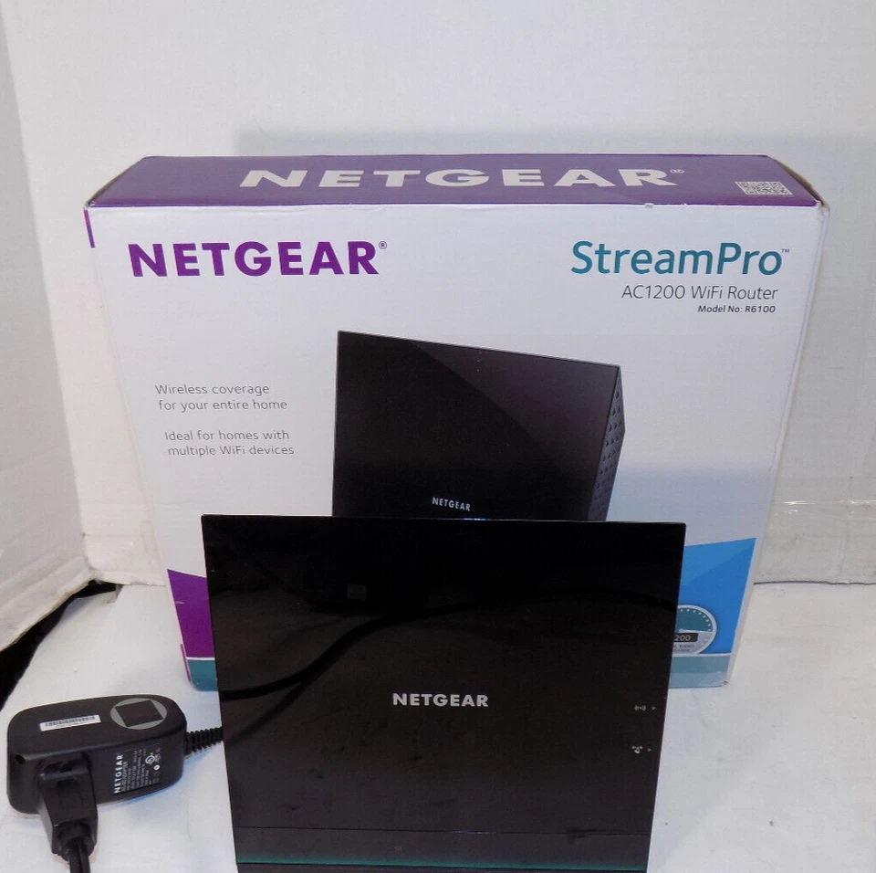 Netgear AC1200 Model R6100 Streampro Dual Band Wi-Fi Router Tested - Image 2 of 4