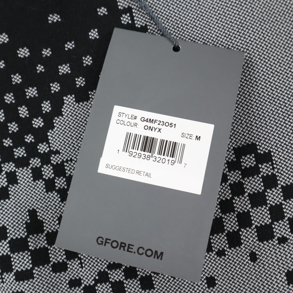 G/Fore Golf Vest Puffer Jacket Men's Medium Onyx Black Skull Full Zip ...