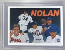 Nolan Ryan 1991 Upper Deck #18 Baseball Heroes: Checklist Card