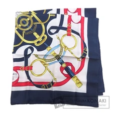 Hermes Carre 90 Scarf Silk Ladies Used