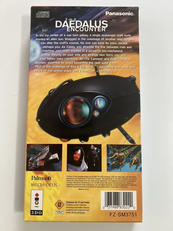 Daedalus Encounter (3DO, 1995) - Complete with Long Box - Image 3 of 4
