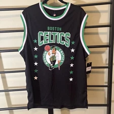 NBA UNK Boston Celtics Basketball Est '46 Jersey Black Mens Size XL NEW
