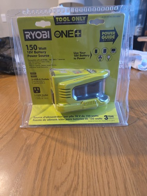#ad #ad Ryobi RYi150BG 18V ONE 150 Watt Portable Battery Power Source Tool Only $47.99