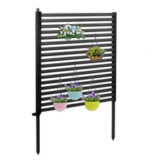 Heavy Duty Outdoor Freestanding Privacy Screen Fence Panels 