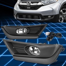 For 17-18 Honda Crv Cr-v Clear Lens Driving Fog Lights Bezelswitch Replacement For 17-18 Honda Crv Cr-v Clear Lens Driving Fog Lights Bezelswitch Replacement