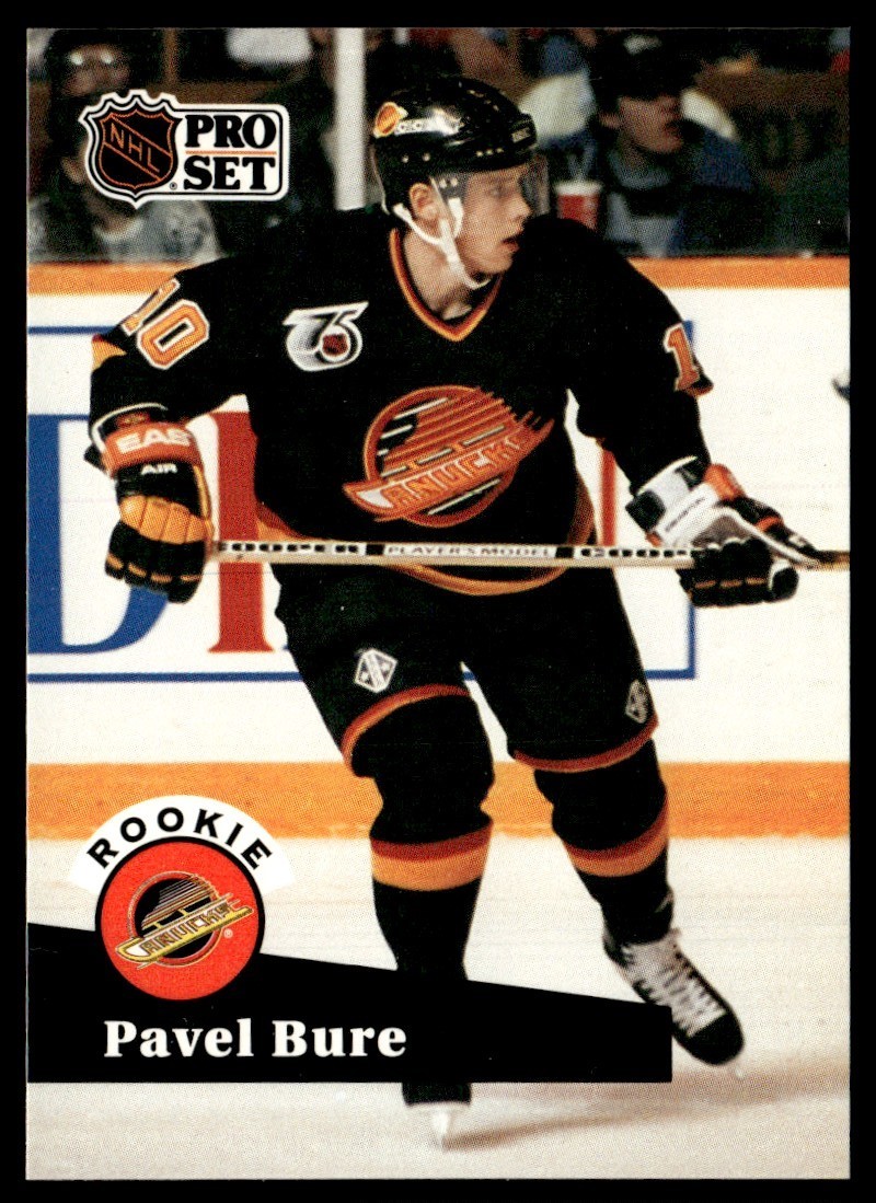 1991-92 Pro Set French Pavel Bure Vancouver Canucks #564