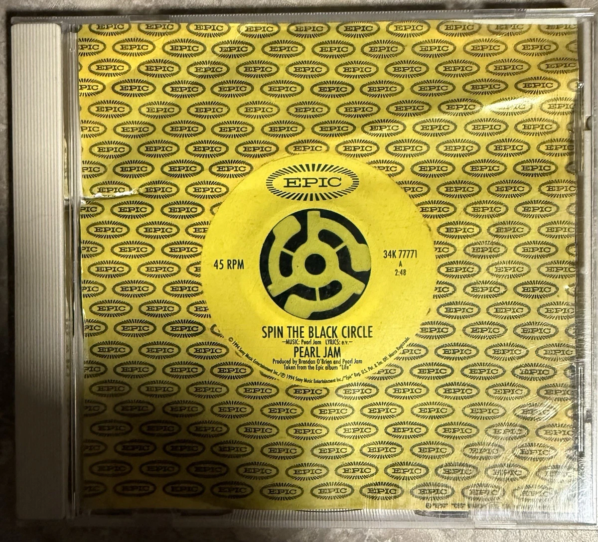 Pearl Jam Single Music CDs for sale | eBay