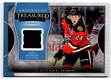 2015-16 Upper Deck Artifacts Treasured Swatches Blue (B) Jiri Hudler Jersey