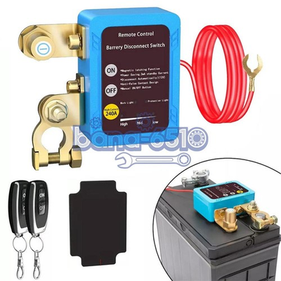 #ad Remote Battery Disconnect Switch 12V 240A Battery Kill Switch for Auto RV ATV $21.50