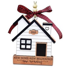 2025- Housewarming Gifts New Home, New House New Beginning, New Home Ornament