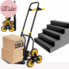 Dolly wspinaczkowe po schodach do poruszania się, wytrzymała ciężarówka ręczna na schody z 6 kołami,