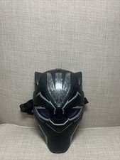 Black Panther Mask Hasbro Avengers Cosplay Costume Lights Up Blue Tested Works