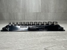 Snap-on 12pc 1/4in Drive Metric Shallow Socket Set 112TMMY 5mm-15mm (A1D030818)